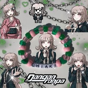 Danganronpa 'Chiaki' Handmade Kandi Beaded Bracelet